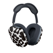 Black Flowers - Trippy Patterns AirPods Max Case 2