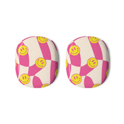 Smiley Checkboard - Trippy Patterns AirPods Max Case 3
