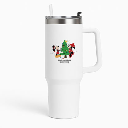 Festive Fairytale Mice - Christmas Tumbler