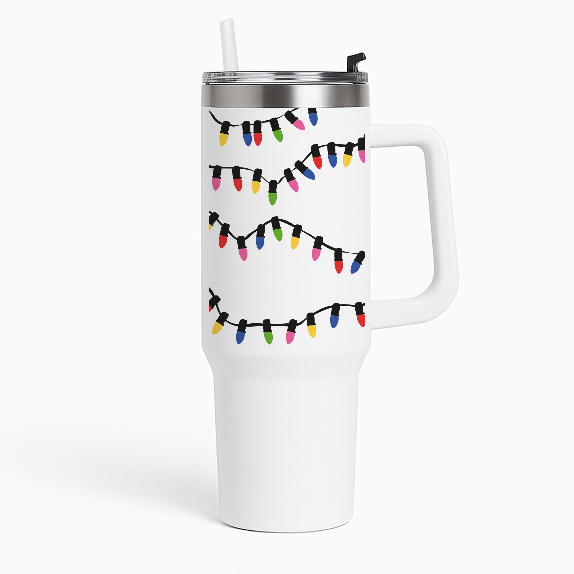 Pink Lights - Christmas Patterns Tumbler
