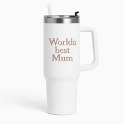 Worlds Best Mum - Floral Mother's Day Tumbler 1