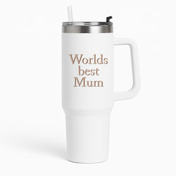Worlds Best Mum - Floral Mother's Day Tumbler