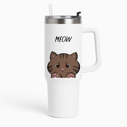 Meow Purple - Cats Tumbler