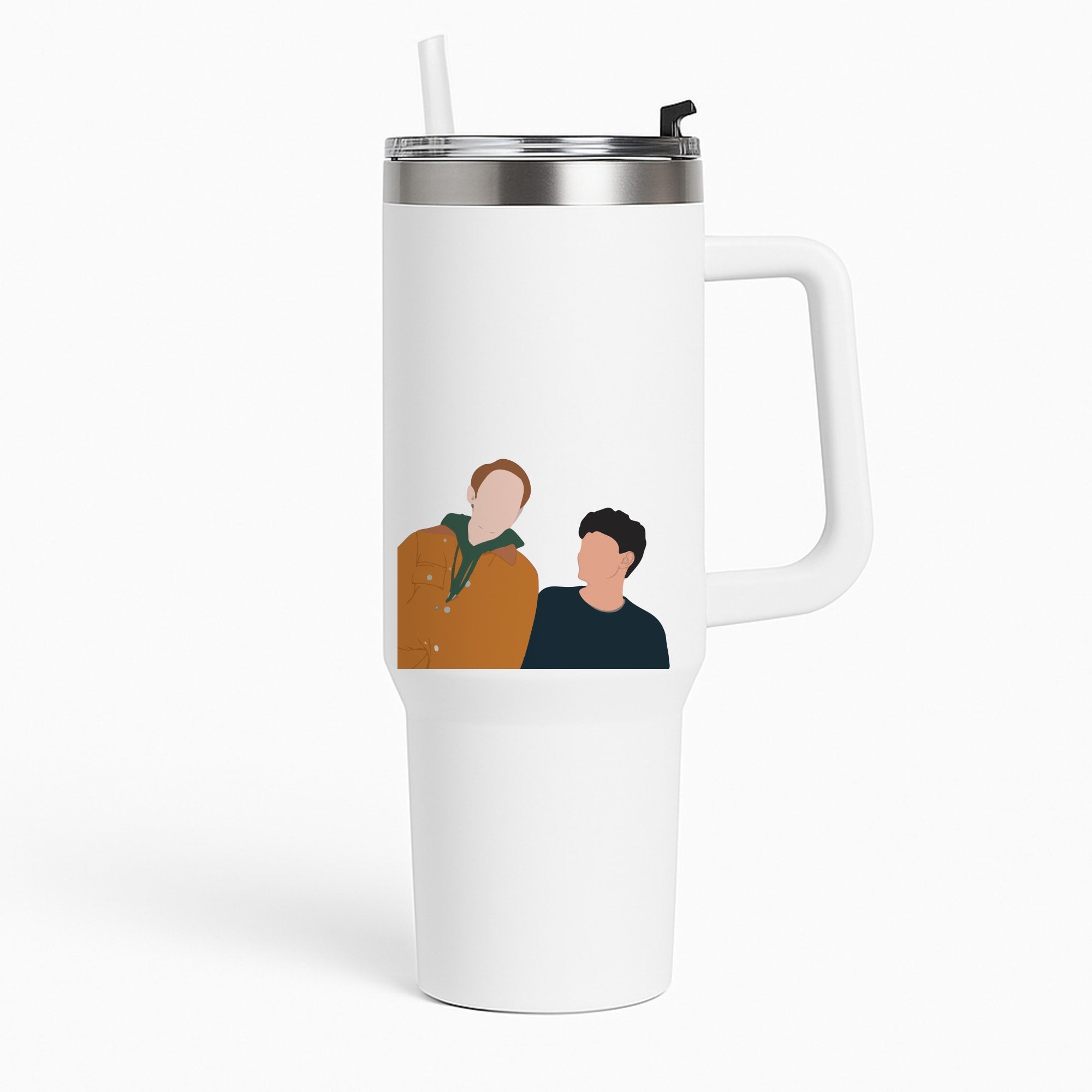 Nick And Charlie - Heart TV Tumbler