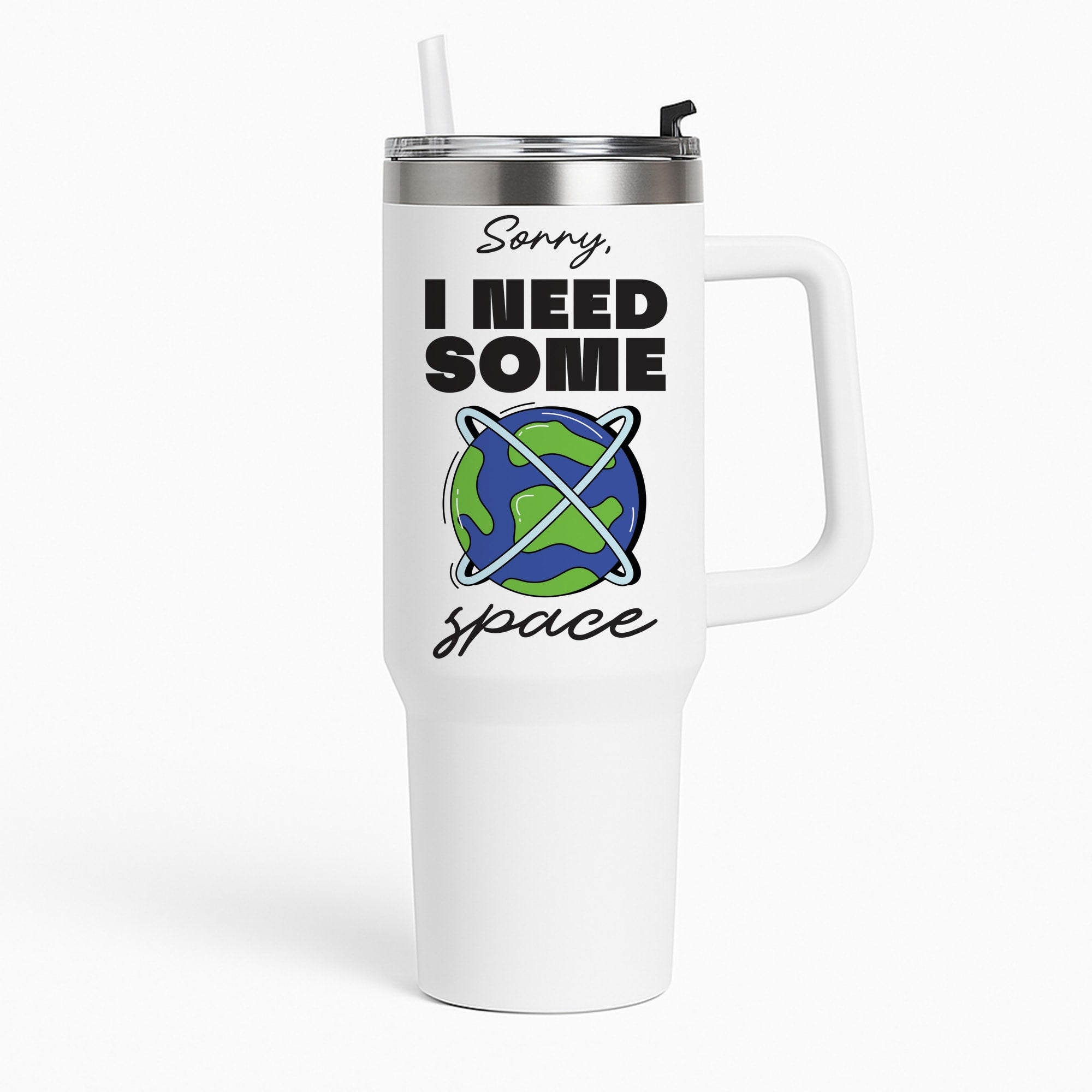 Cartoon I Need Some Space Tumbler
