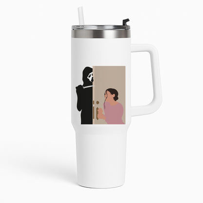 Tara And Ghostface - Scream Tumbler