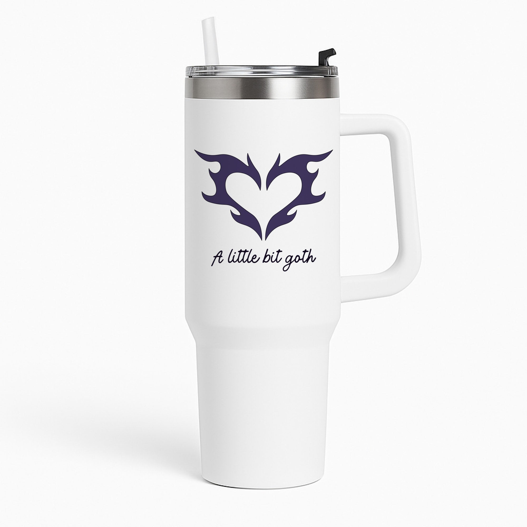 A Little Bit Goth Purple Tumbler
