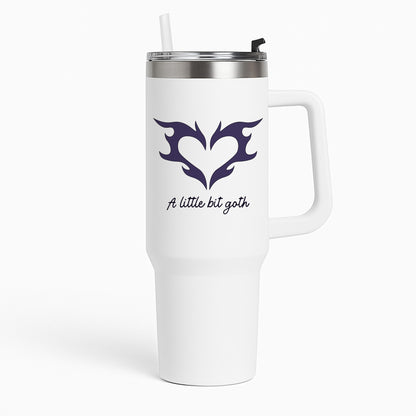 A Little Bit Goth Purple Tumbler
