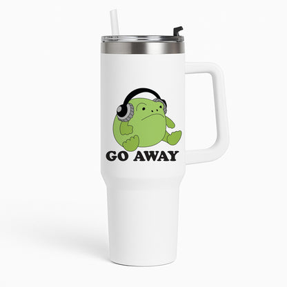 Go Away Grumpy Frog  Tumbler