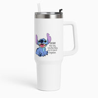 Ohana Means Family - Blue Alien Tumbler