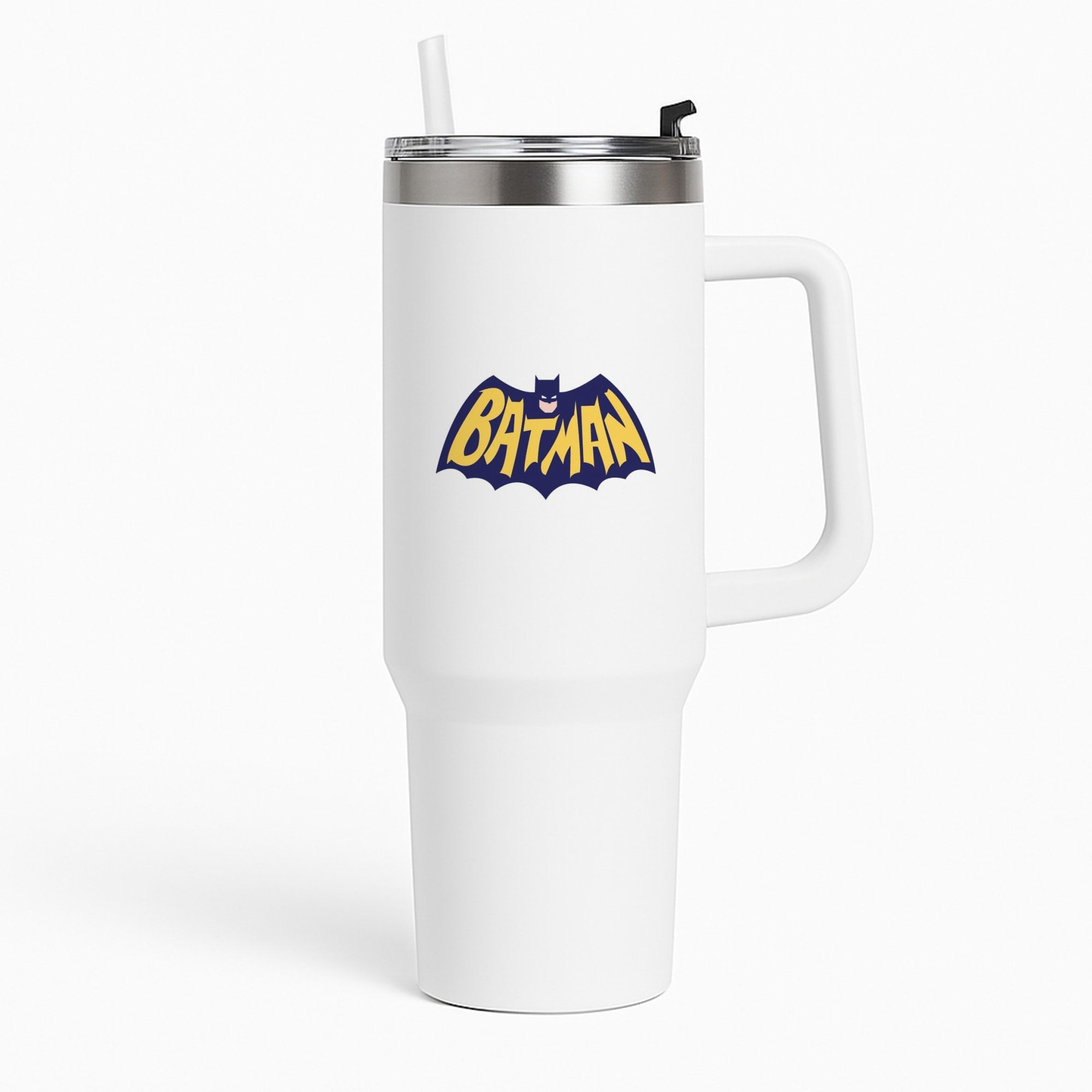 Bat Superhero Purple Logo Tumbler