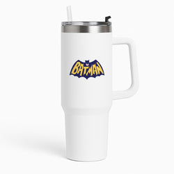 Bat Superhero Purple Logo Tumbler