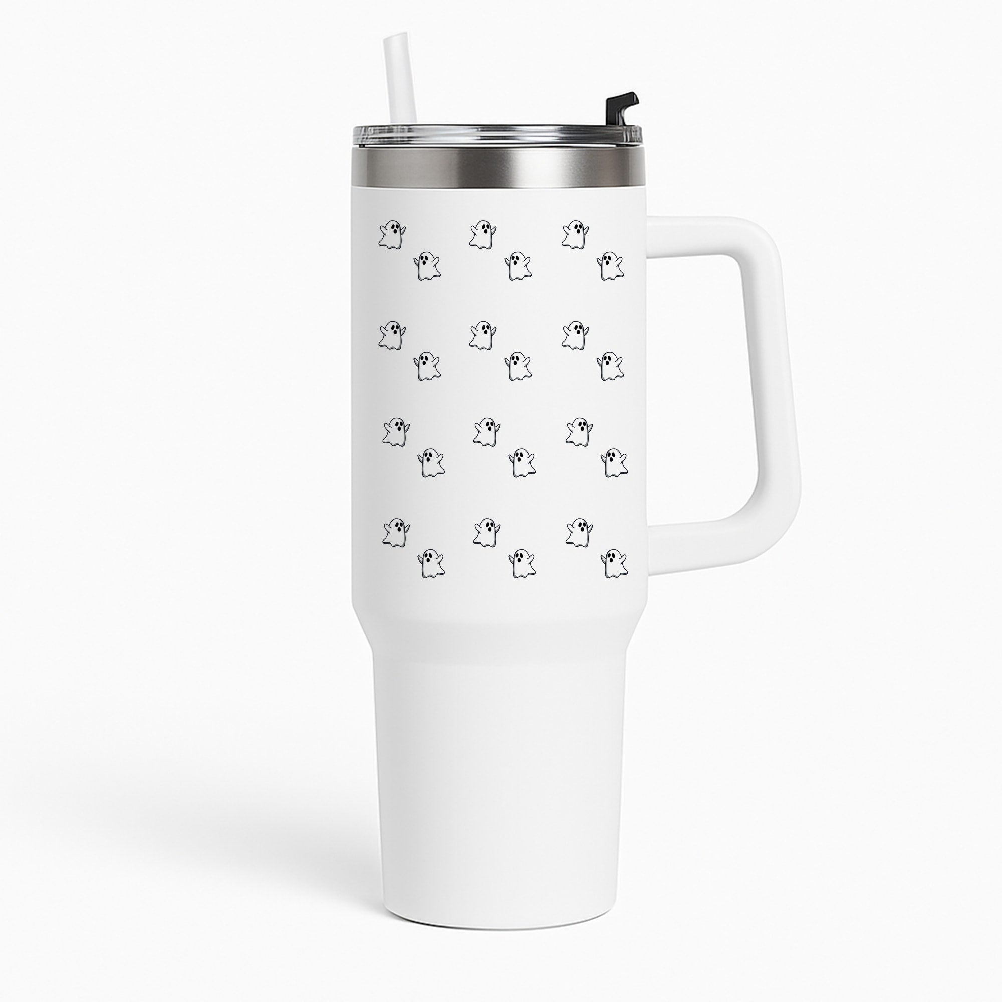 Ghost Pattern - Halloween Tumbler