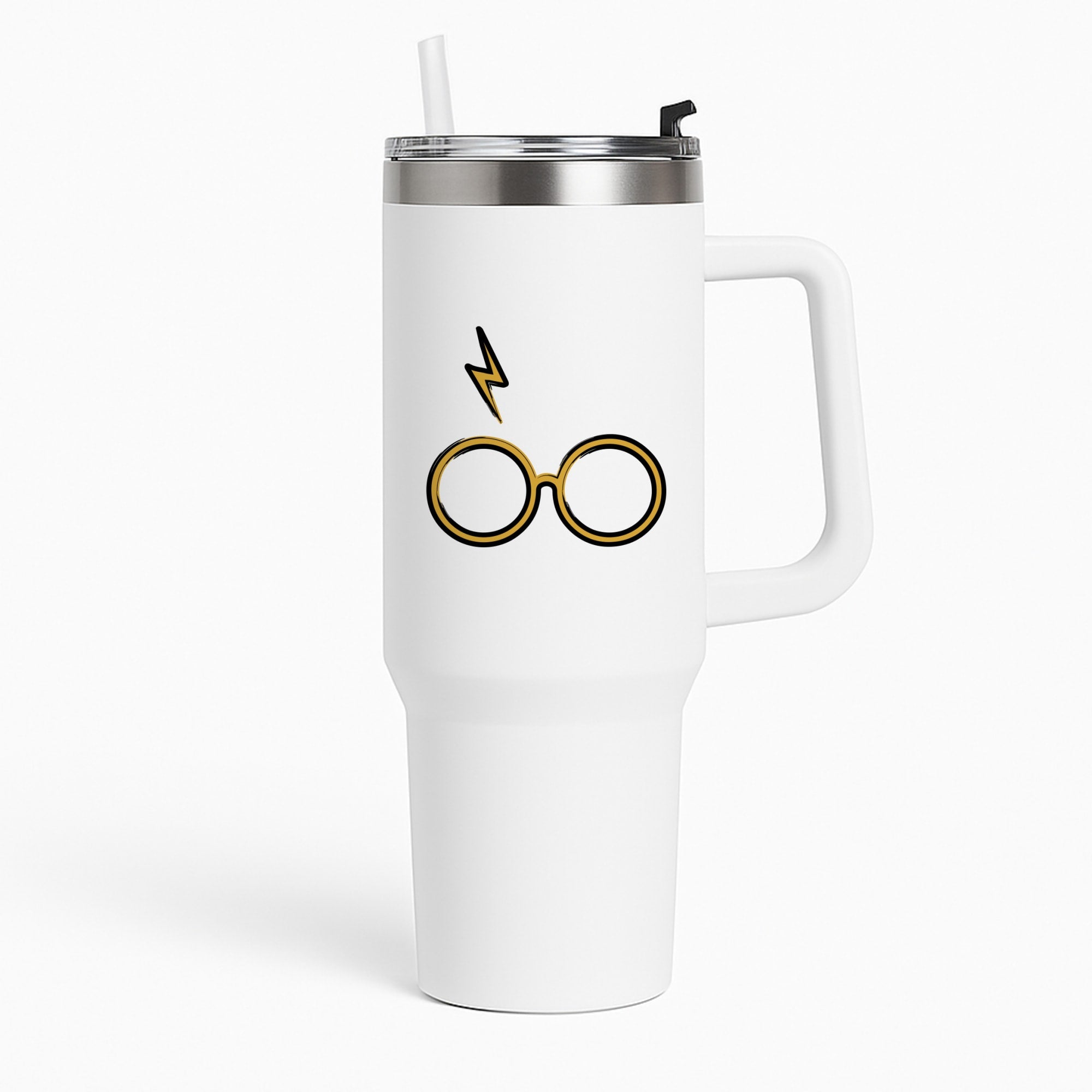 Glasses & Scar Tumbler