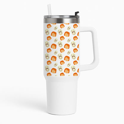 Chucky And Jason Pattern - Halloween Tumbler