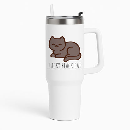 Lucky Black Cat - Cats Tumbler
