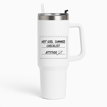 Hot Girl Summer Checklist - Summer Tumbler