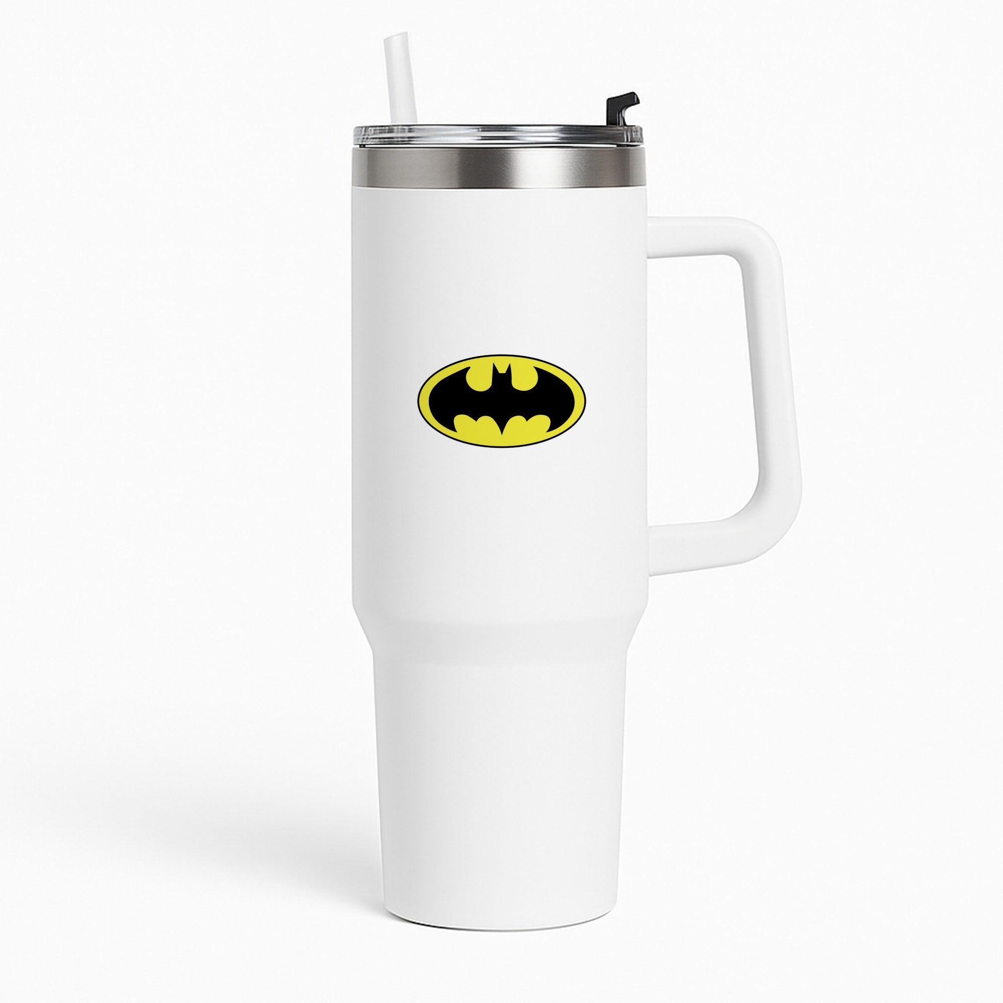 Black Bat Superhero Logo Tumbler