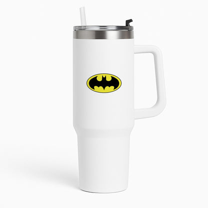 Black Bat Superhero Logo Tumbler