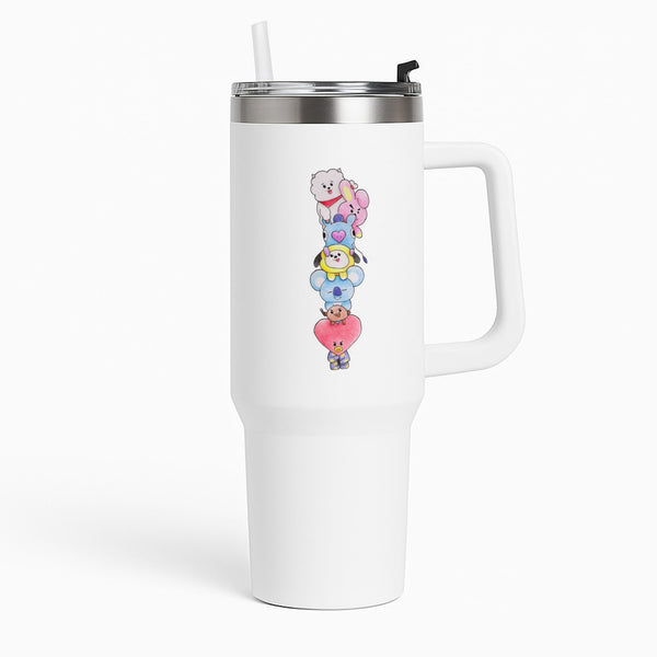 K-Pop Band BT21 Drawing Tumbler