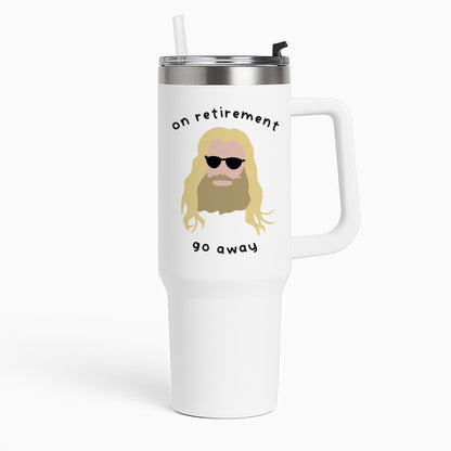 On Retirement Tumbler