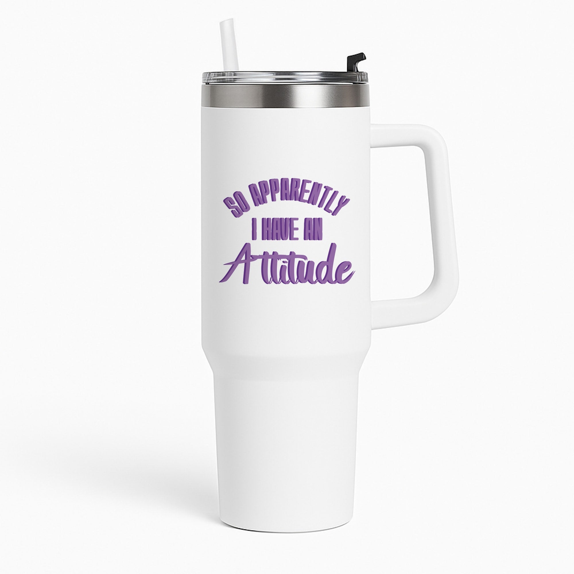 Apprently I Have An Attitude - Funny Quotes Tumbler