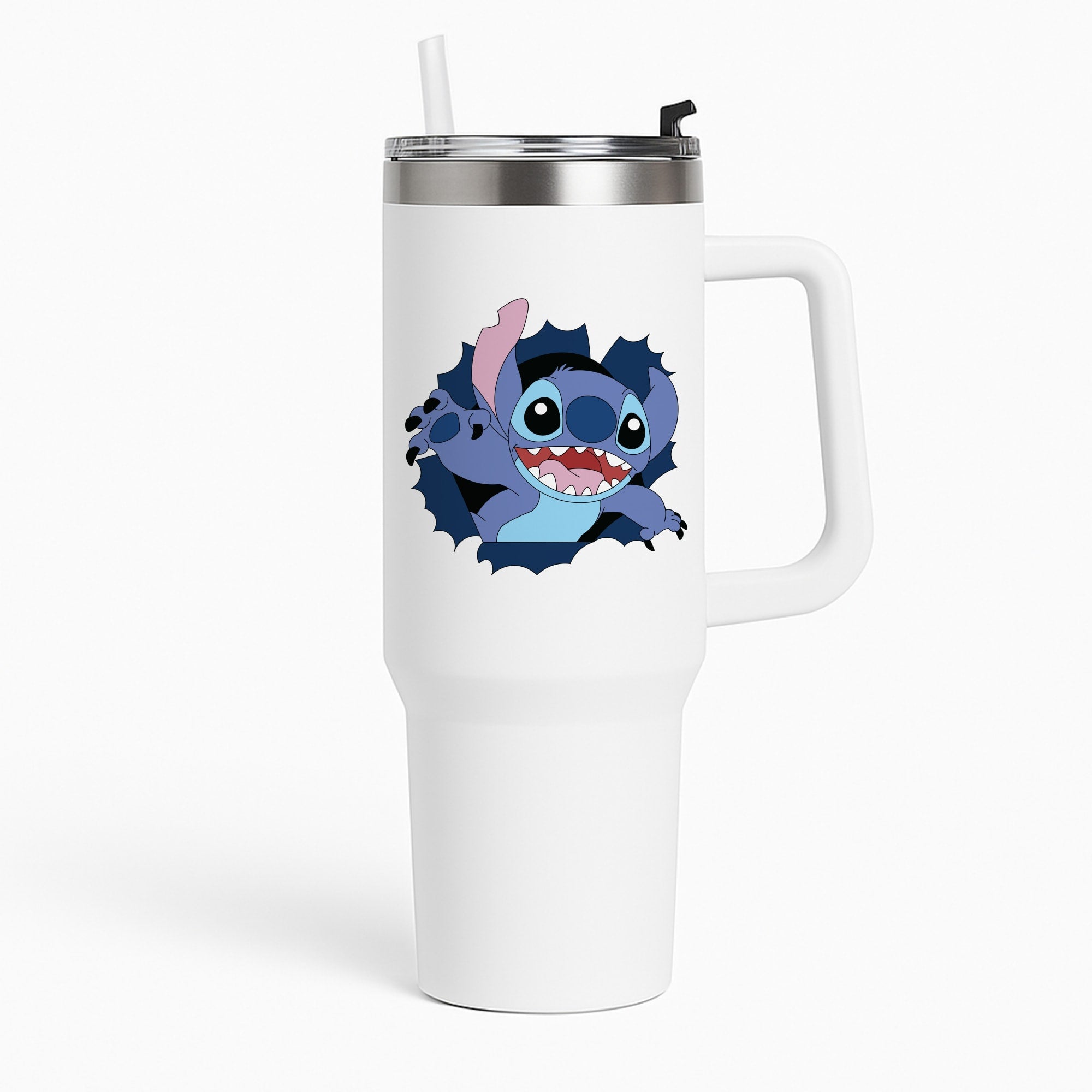 Torn Blue Alien Tumbler