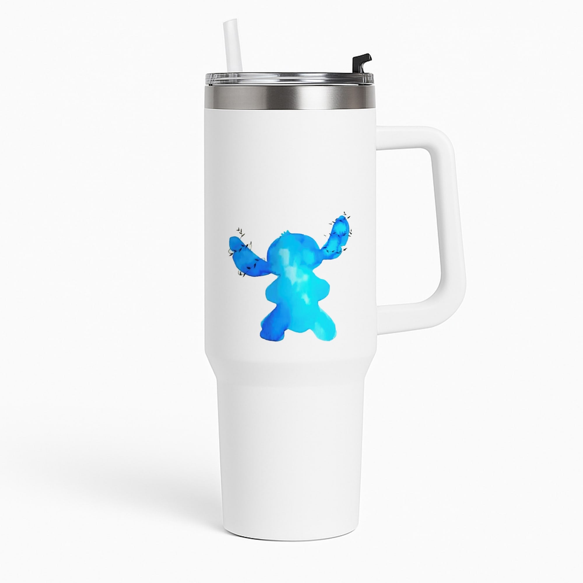 Watercolour Blue Alien Disney Tumbler