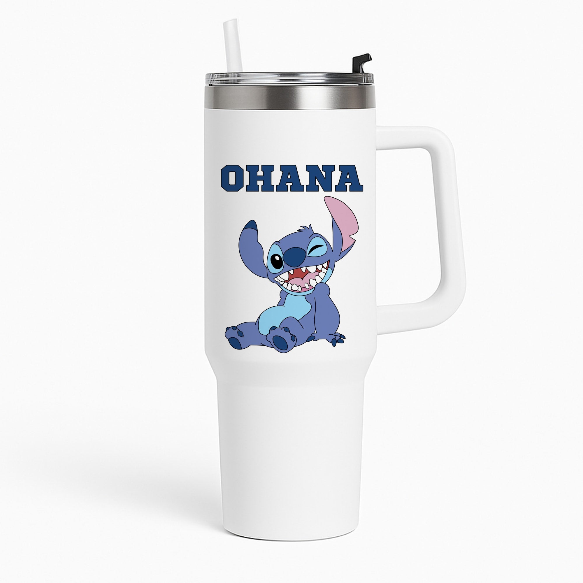 Blue Alien Ohana Tumbler