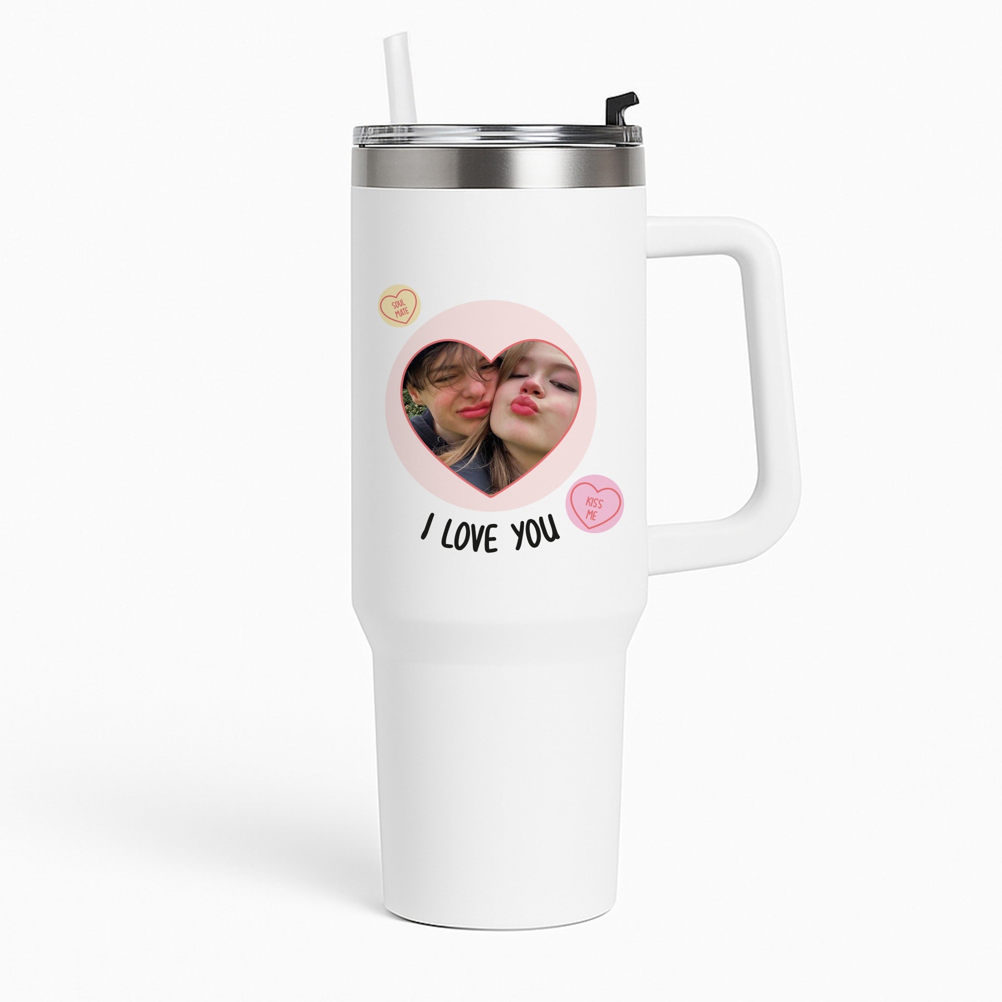 I Love You - Personalised Couples Tumbler