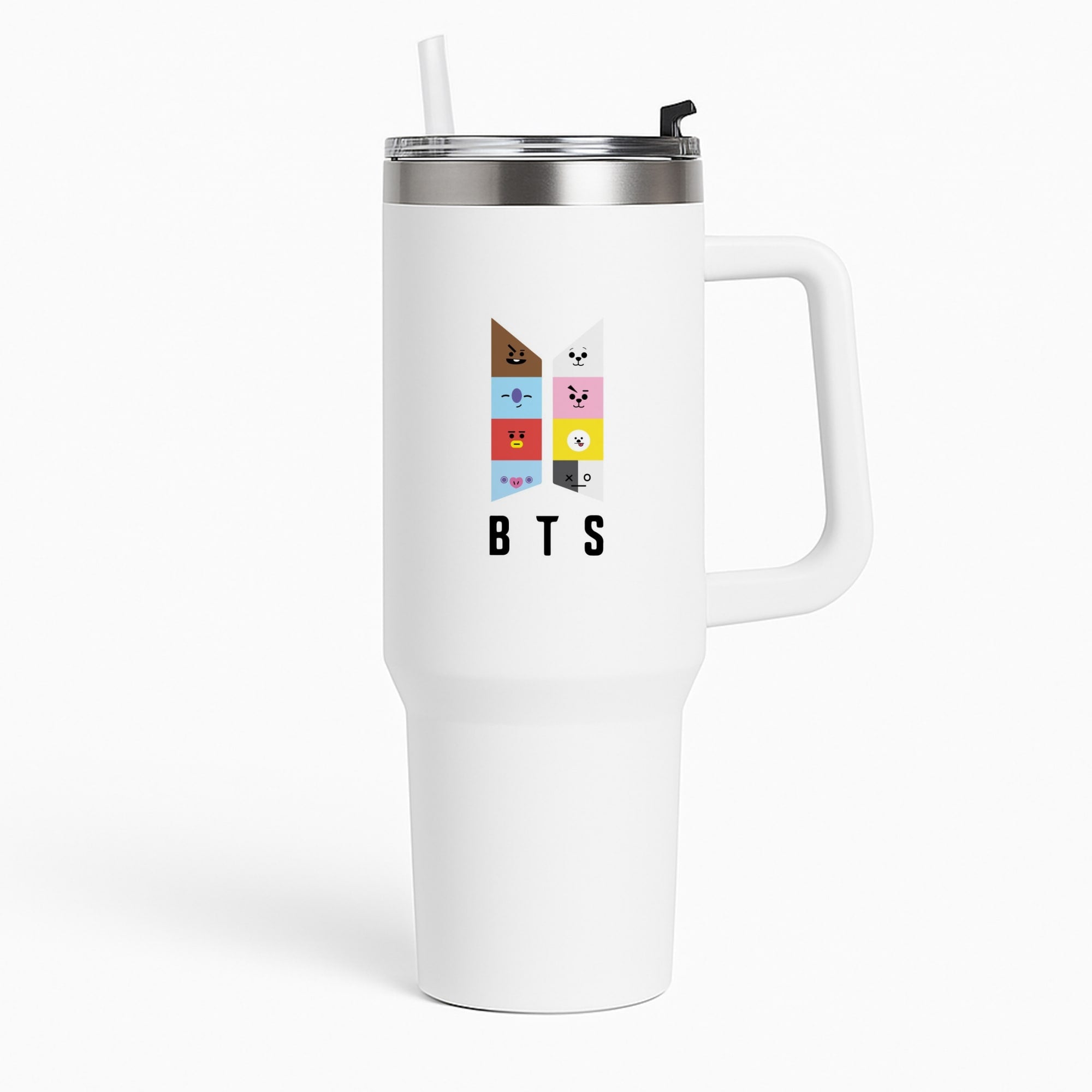 BT21 K-Pop Band Logo Tumbler