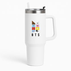 BT21 K-Pop Band Logo Tumbler