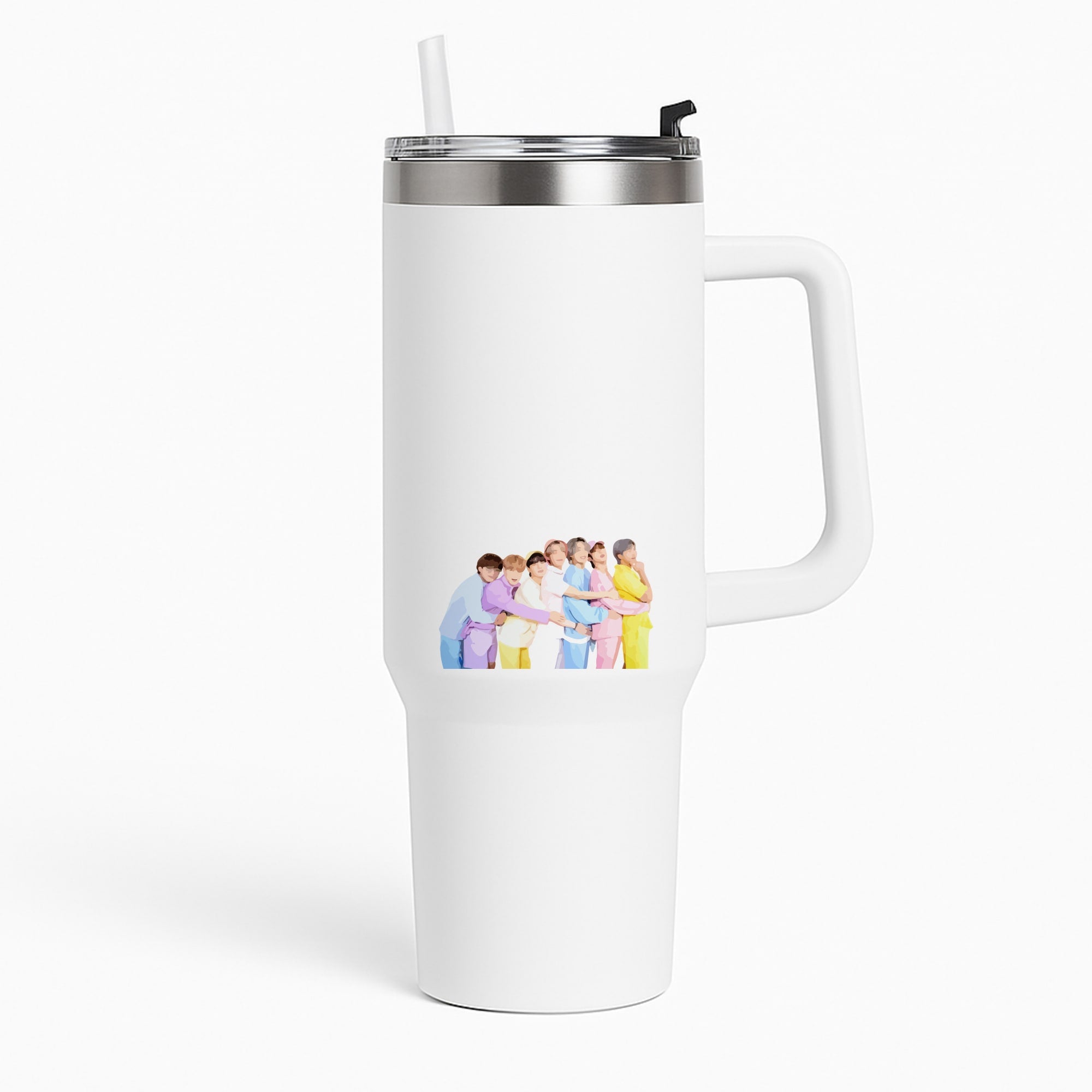 Colourful K-Pop Band Band Tumbler