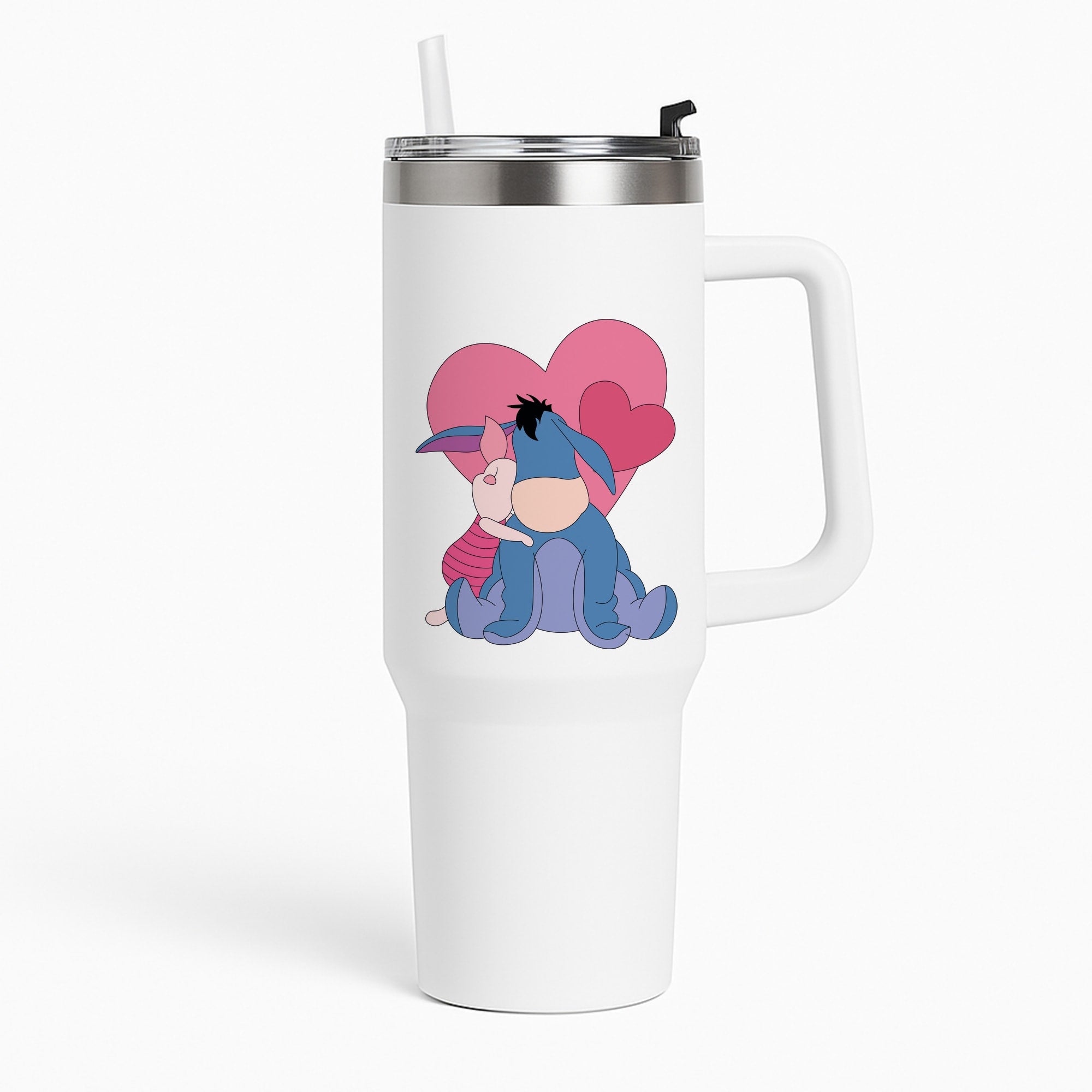 Donkey and Pig Valentine's Tumbler