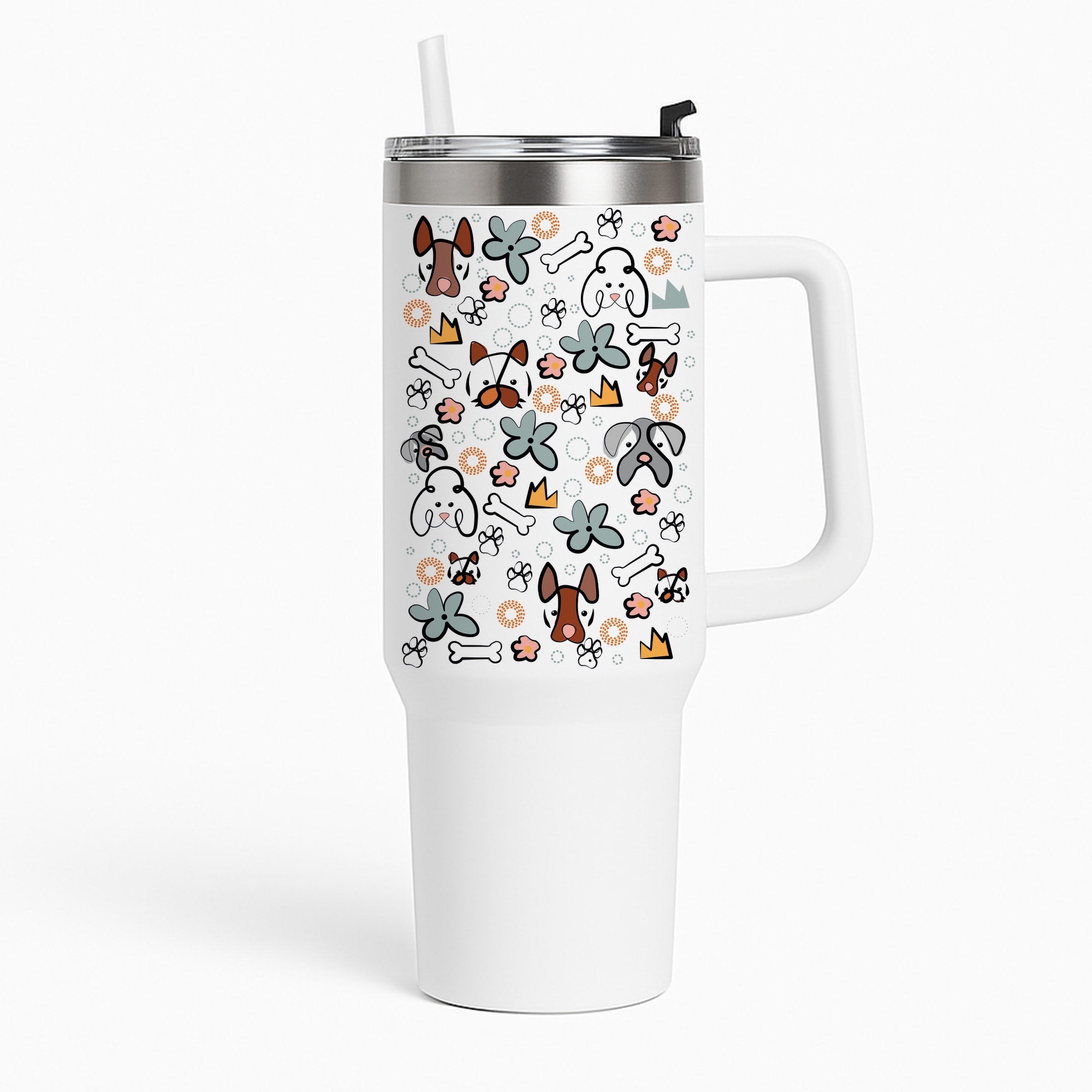 Bones and dogs - Dog Patterns Tumbler