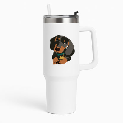 Black & brown - Dachshunds Tumbler