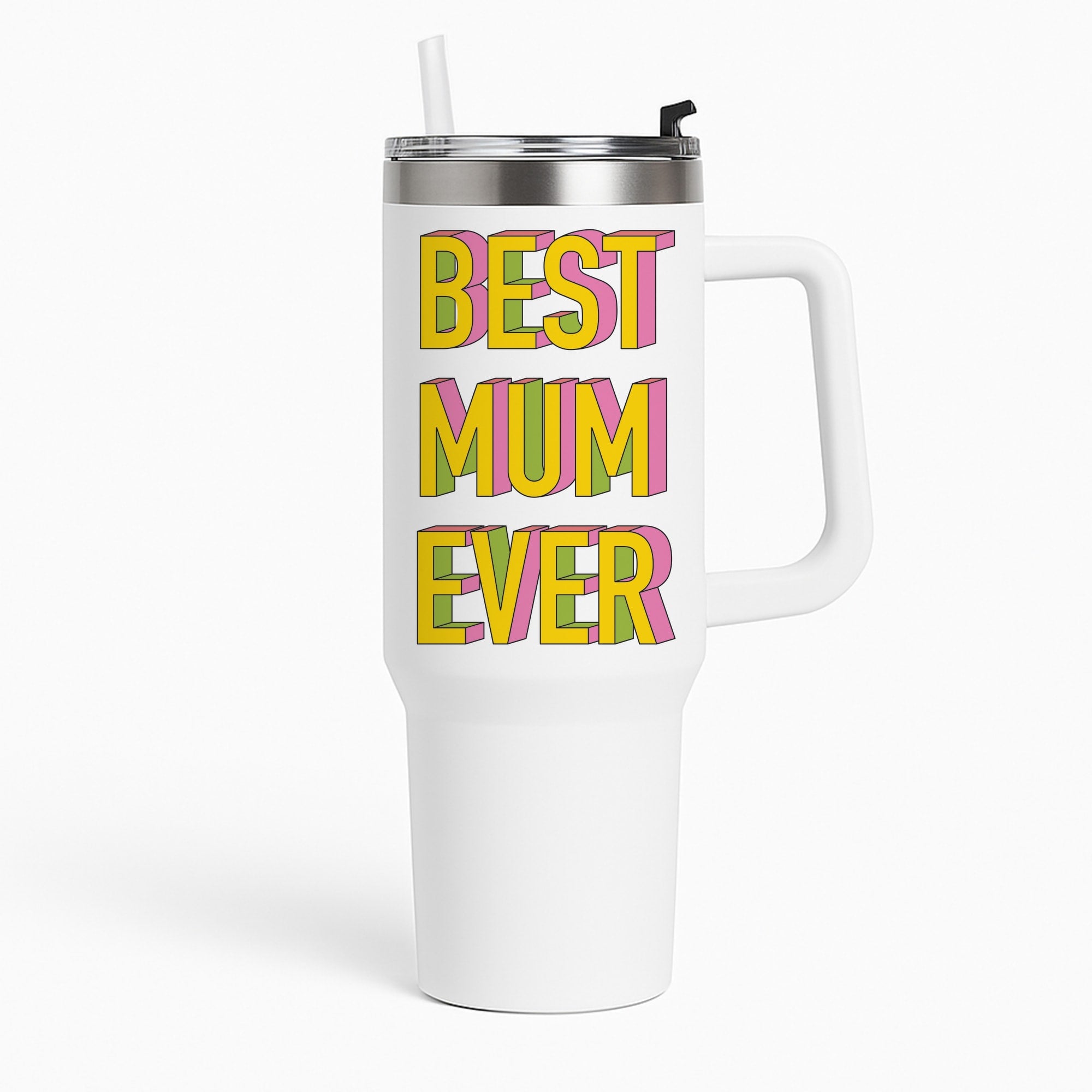 Geometric Best Mum Ever Tumbler