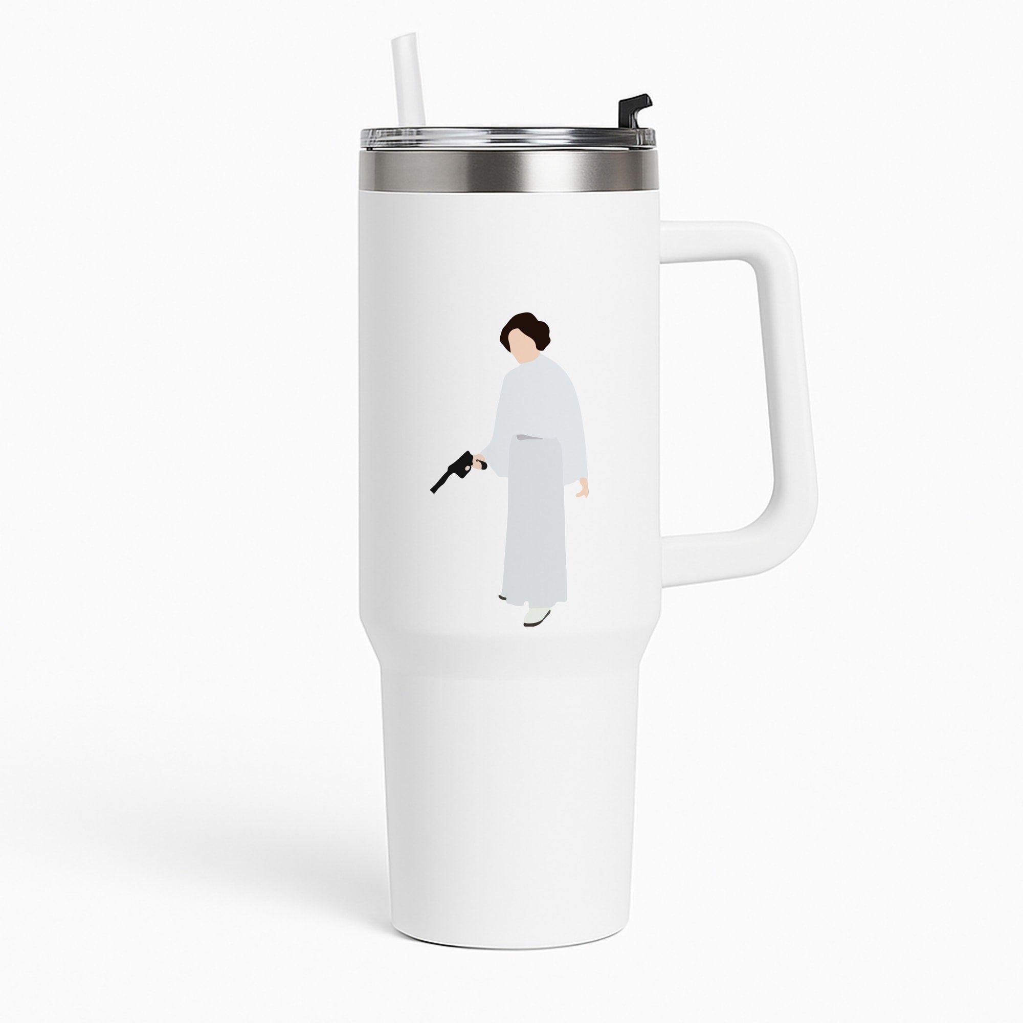 Leia Faceless With Gun Tumbler
