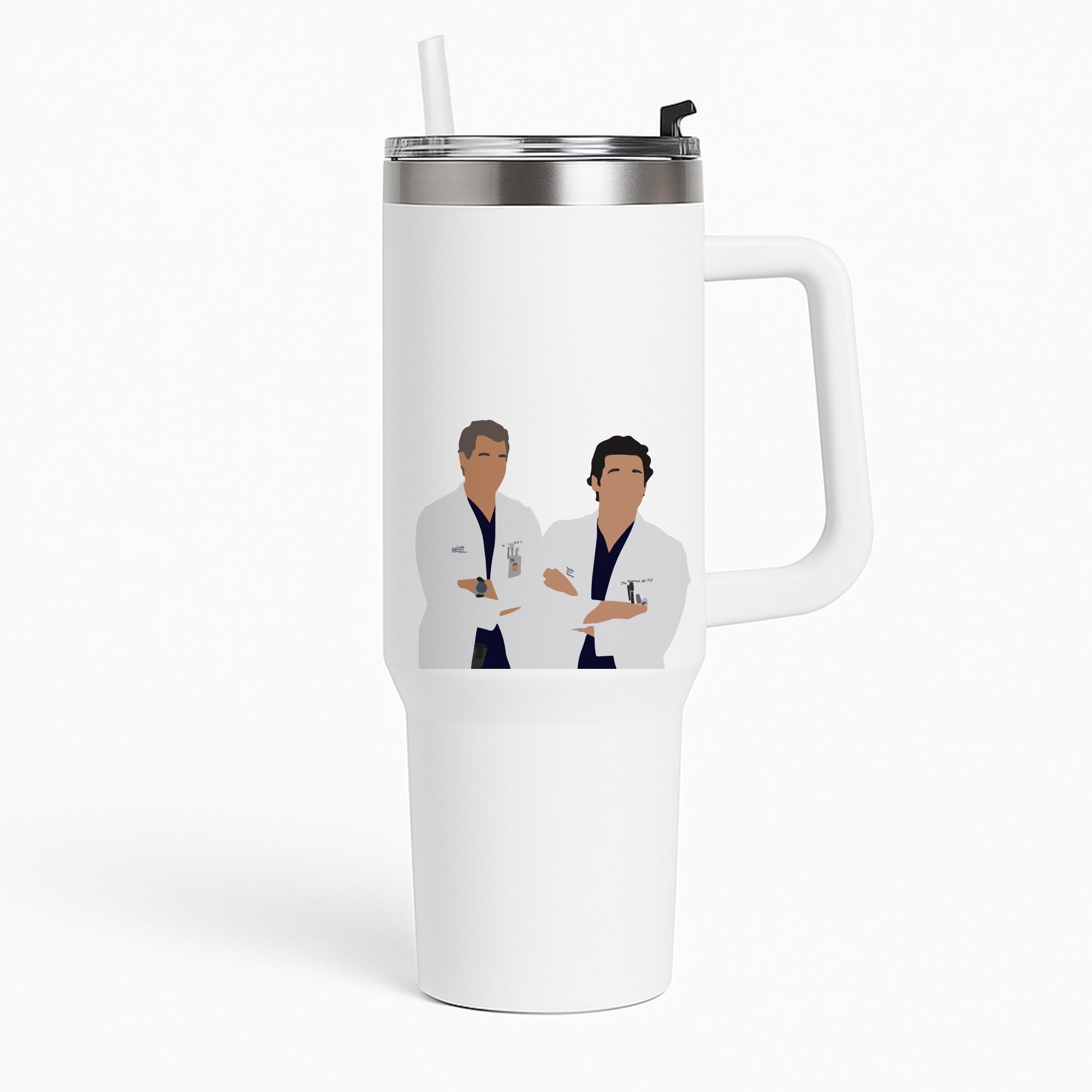 Two Doctors Arm Crossed - Grey's Tumbler
