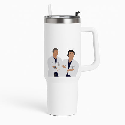 Two Doctors Arm Crossed - Grey's Tumbler