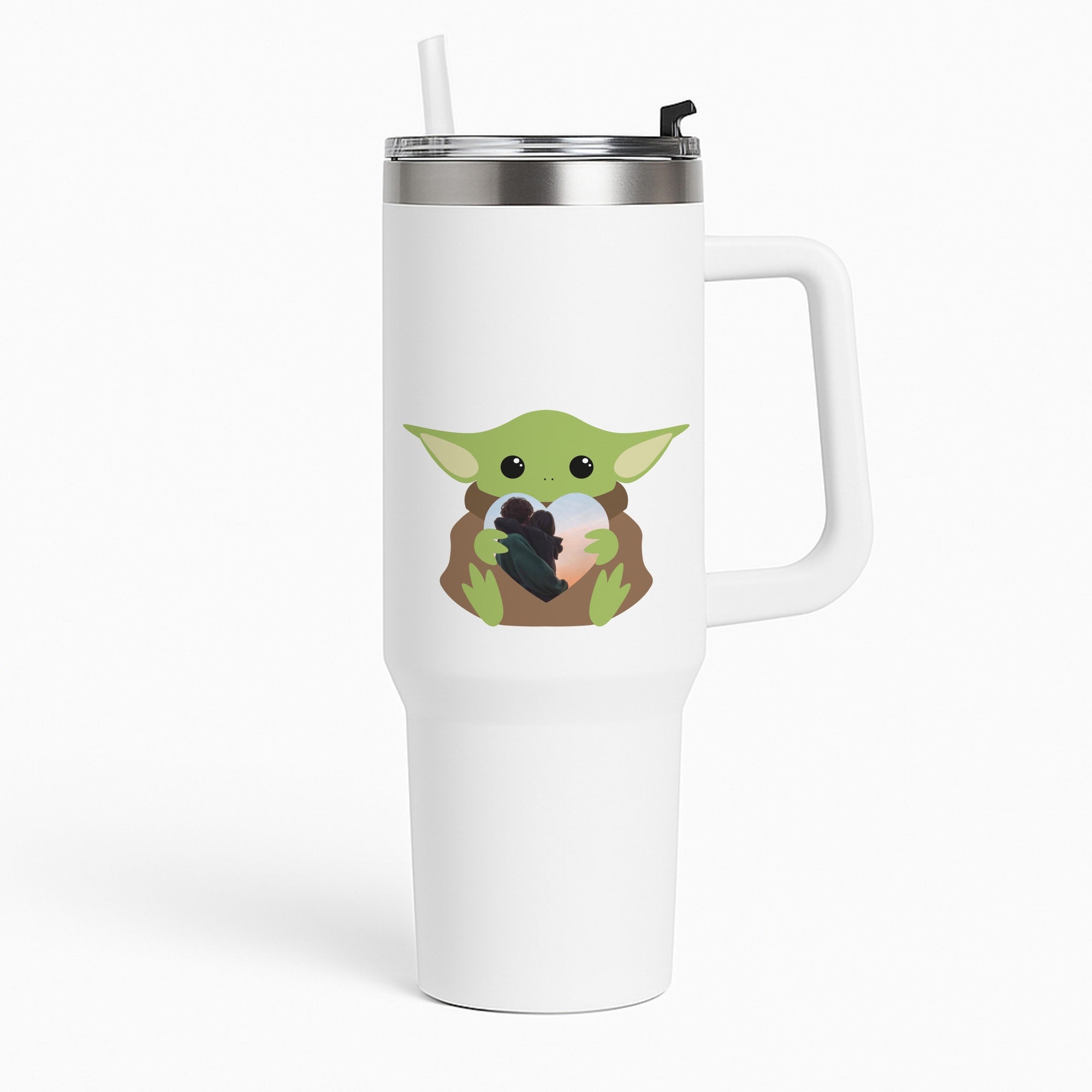Baby Yoda - Personalised Couples Tumbler