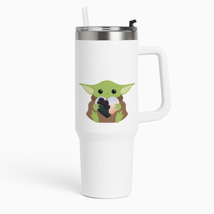 Baby Yoda - Personalised Couples Tumbler