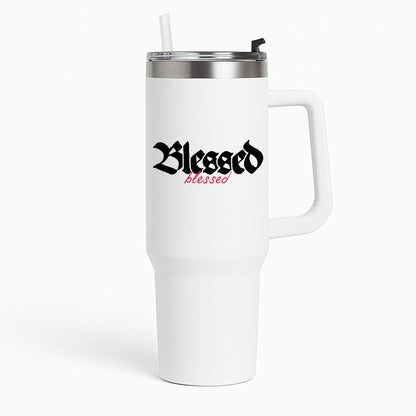 Glitter Blessed Tumbler