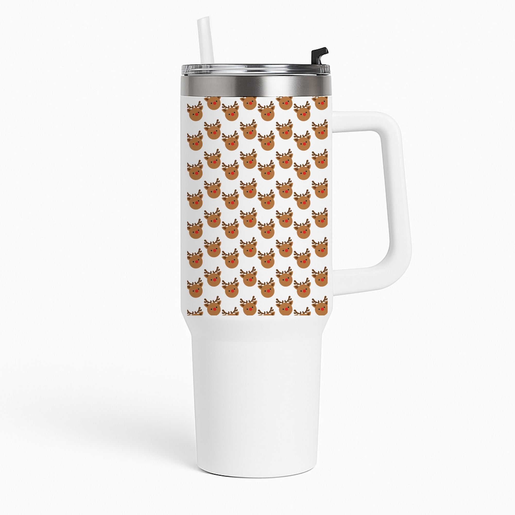Rudolph Pattern - Christmas Patterns Tumbler