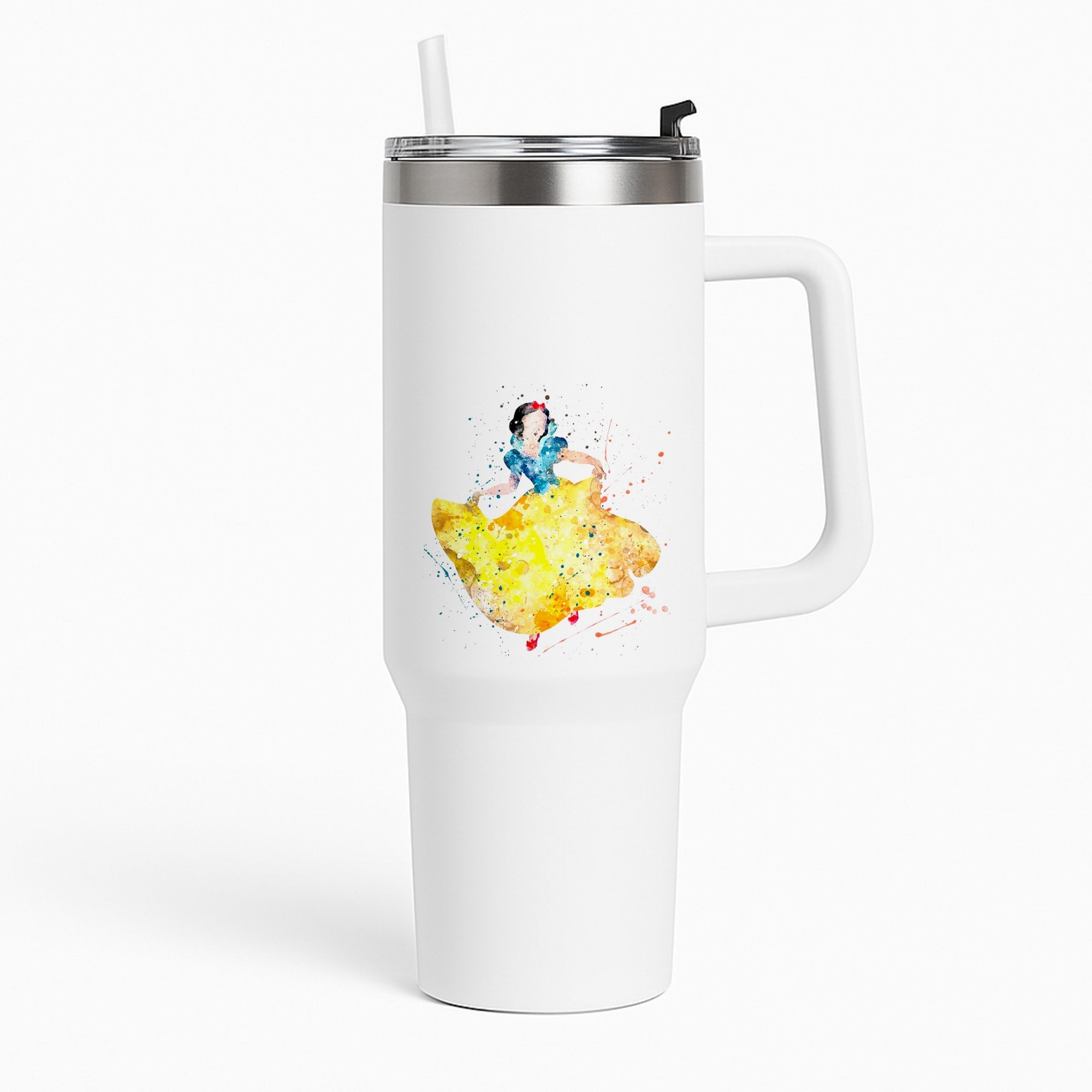 Watercolour Snow White Fairytale Tumbler
