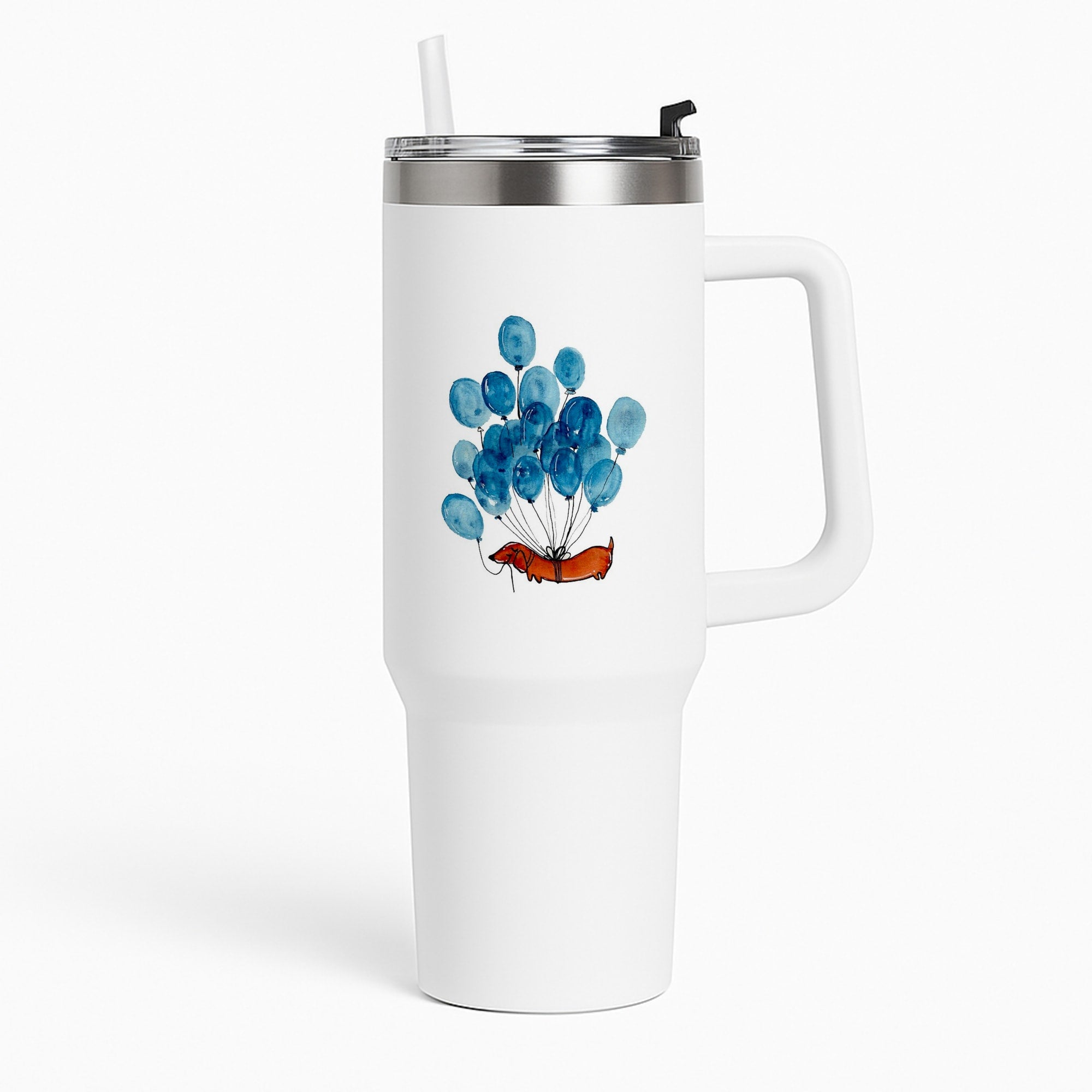 Dachshund And Balloons Tumbler