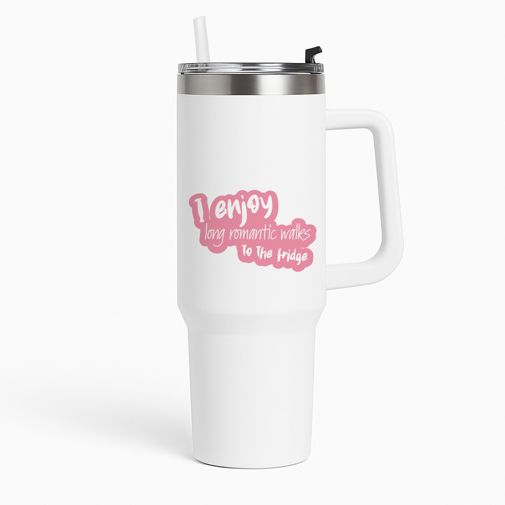 I Enjoy Long Romantic Walks - Funny Quotes Tumbler