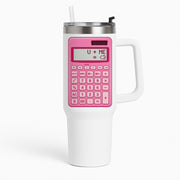 Pink Love Calculator Tumbler 1