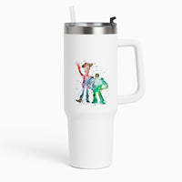Watercolour Woody & Buzz A Story of Toys Fairytale Tumbler