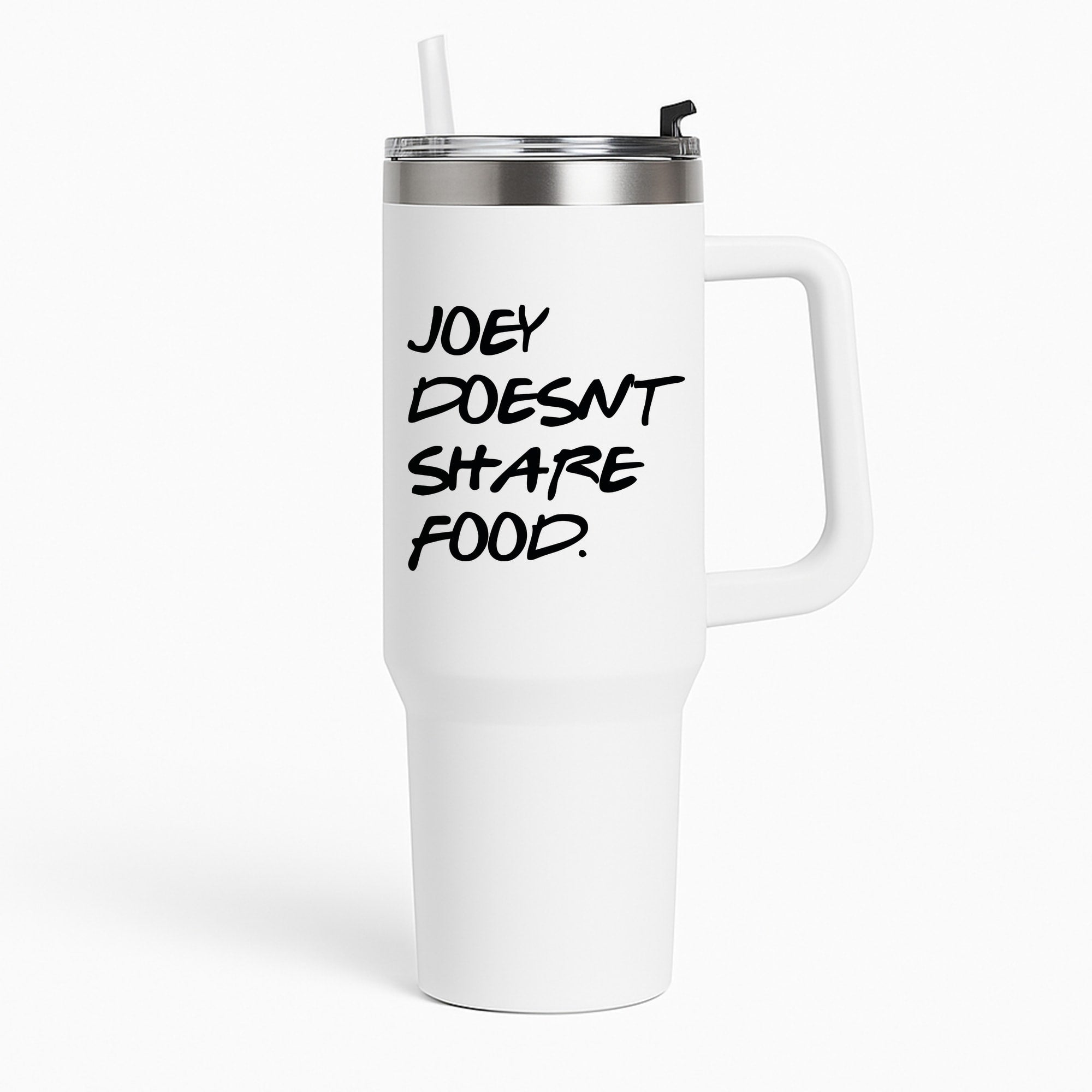 Joey Doesn't Share Food, Black Tumbler